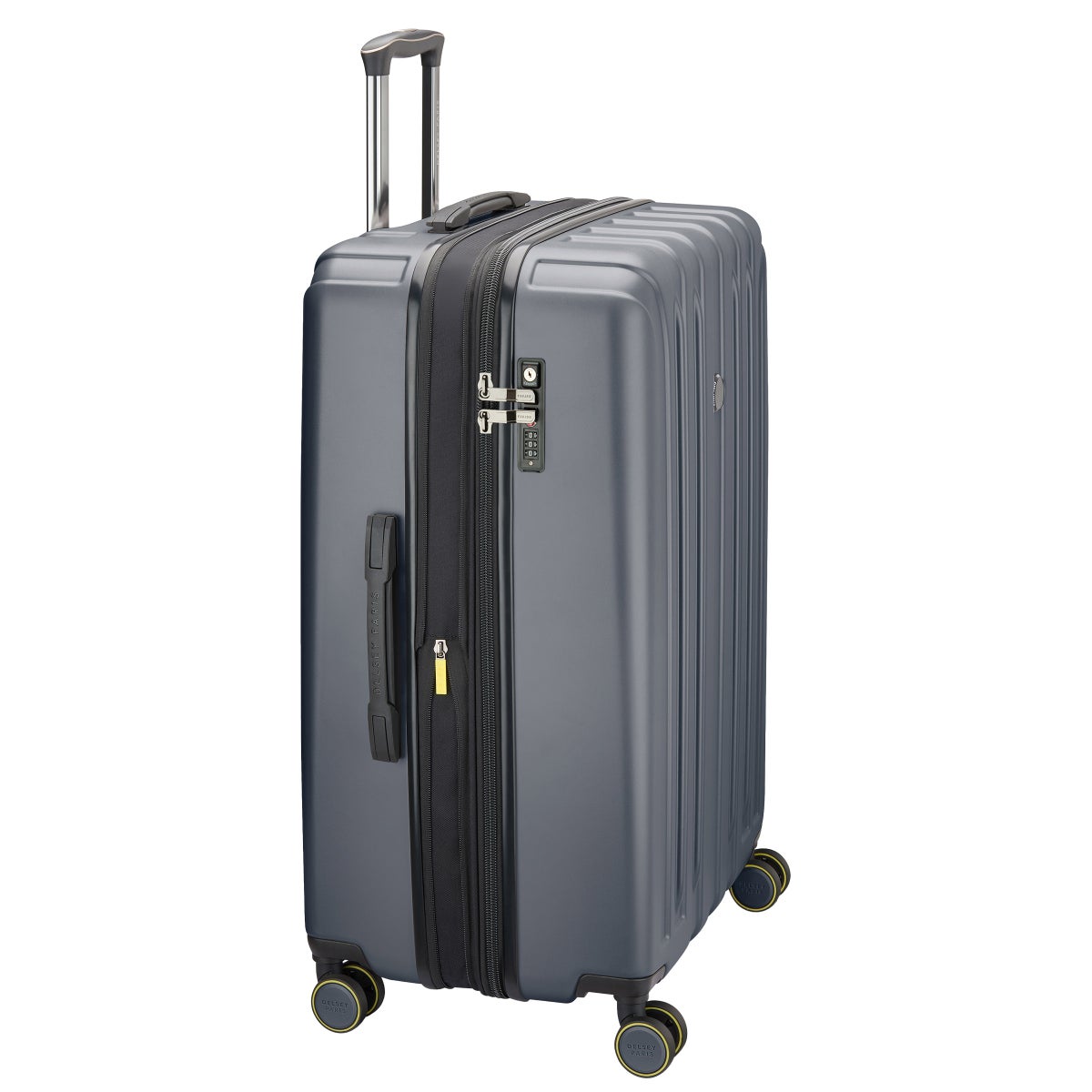 NEW - Delsey Paris Accelerate Grey 2-piece Hardside Spinner Luggage Set