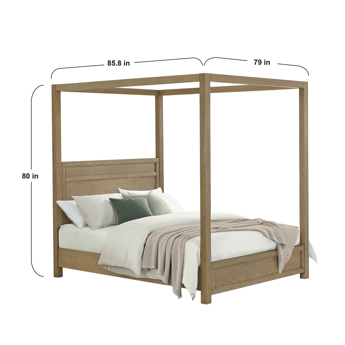 Oaklynn Canopy King Bed