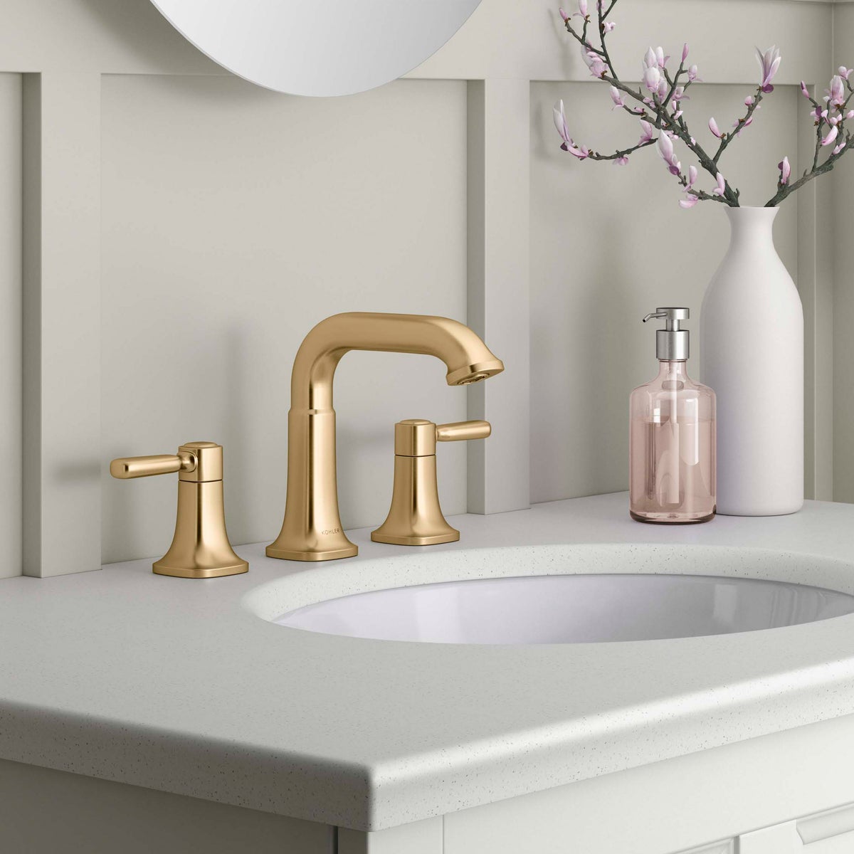 NEW - Kohler Terzet Widespread Bathroom Sink Faucet