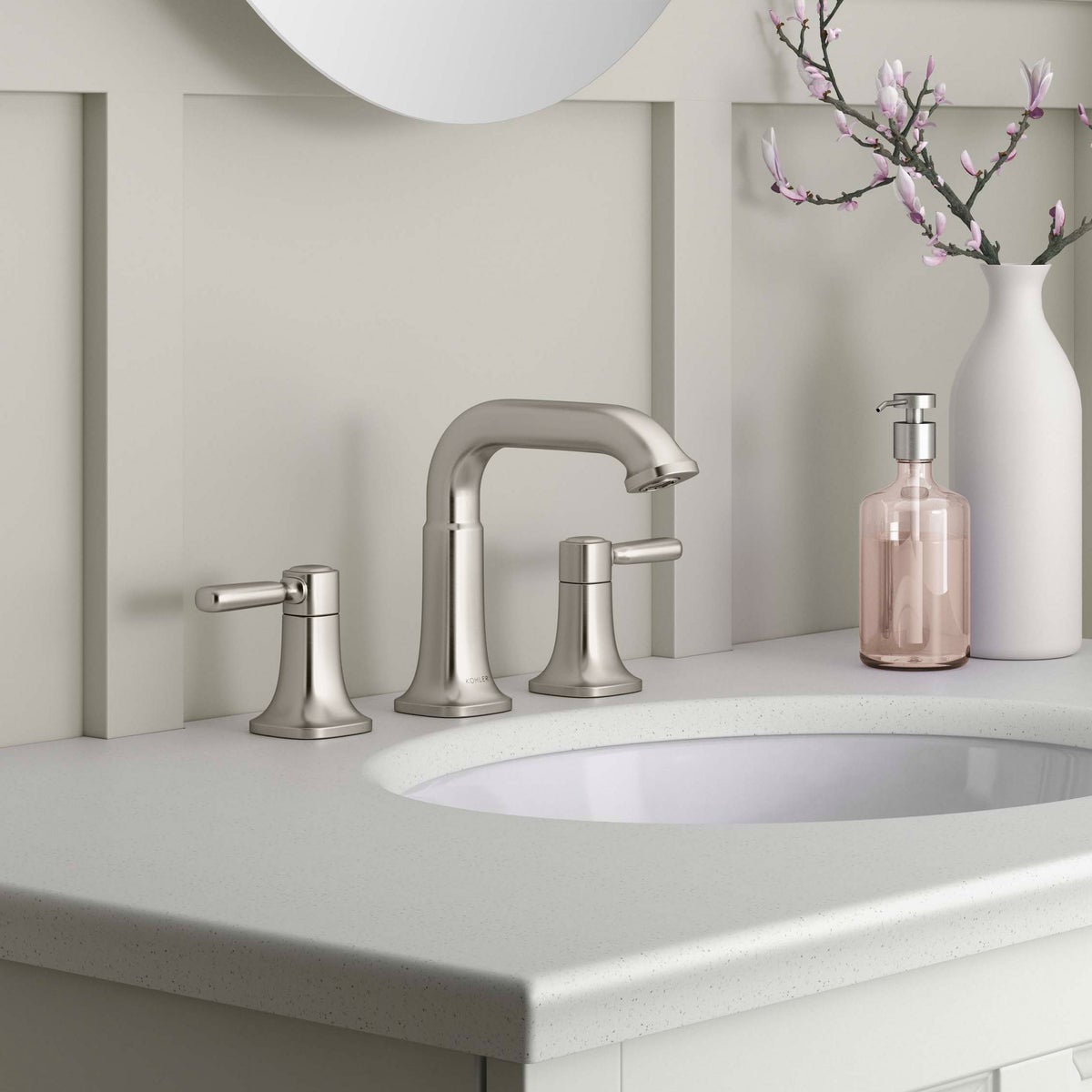 NEW - Kohler Terzet Widespread Bathroom Sink Faucet