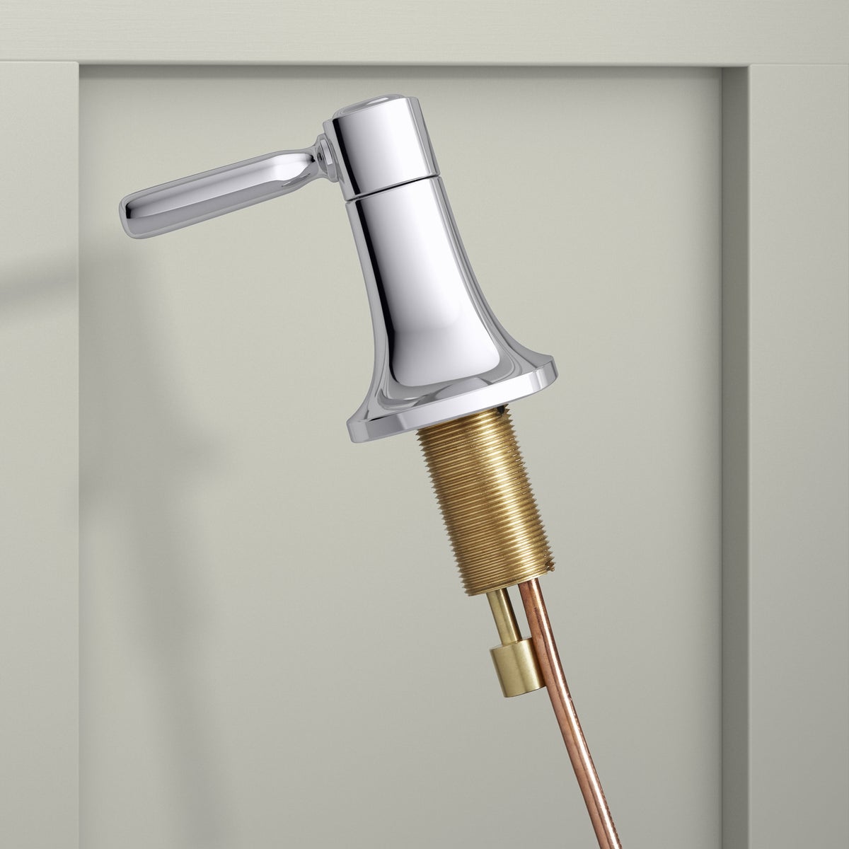 NEW - Chrome - Kohler Terzet Widespread Bathroom Sink Faucet - Retail $105