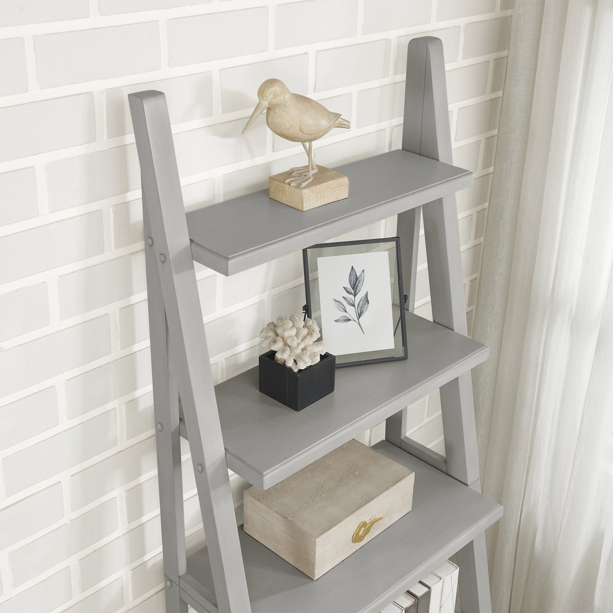 NEW - Kellen 72” Ladder Bookcase