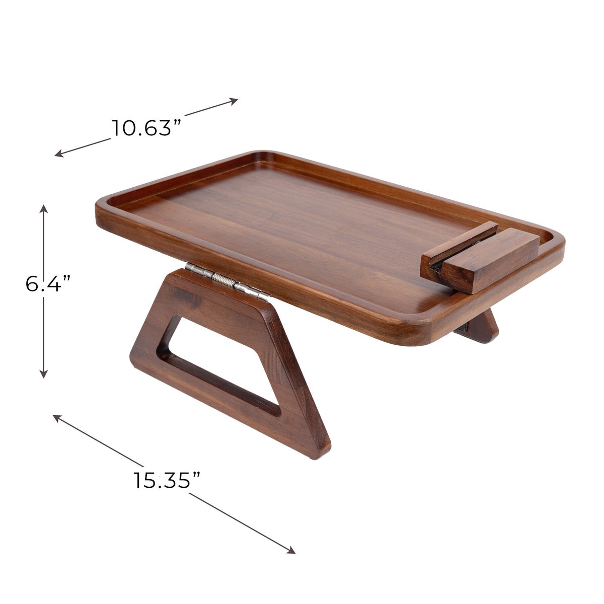 Smart Design Acacia Armrest Tray