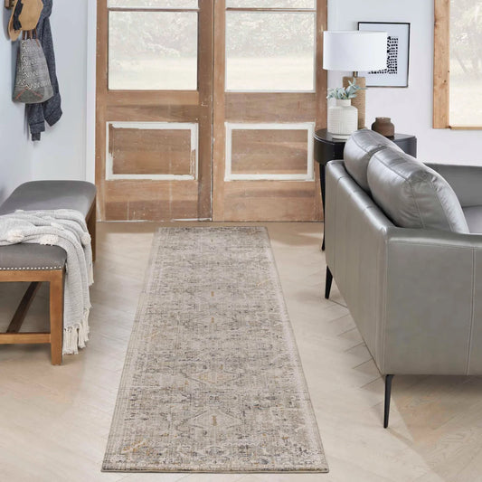 NEW - Nourison Draper Area Rug Collection, Pryce 2 ft. 3 in. x 8 ft. - Retail $70