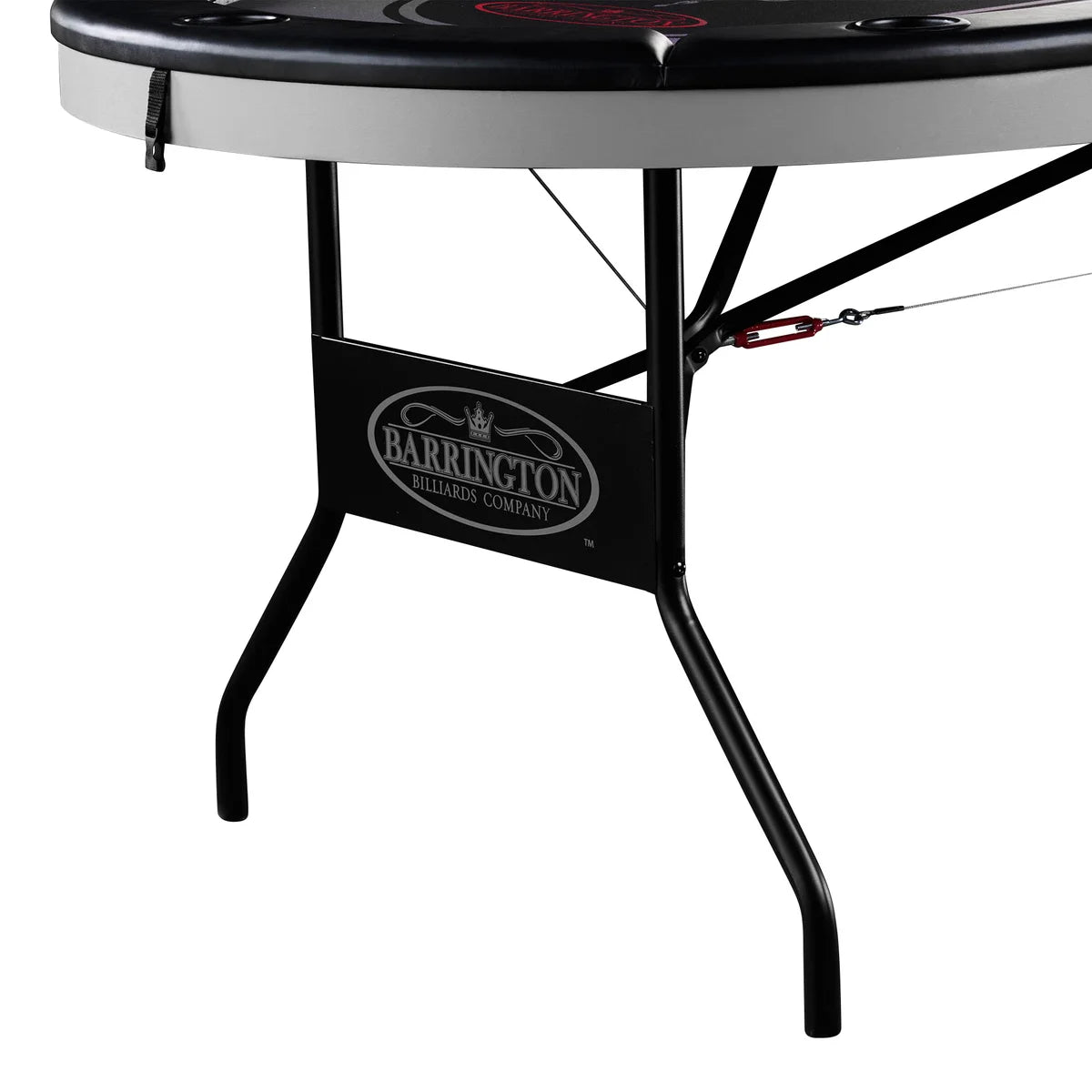 NEW - Barrington 10-player Poker Table with LED Lights - Retail $329