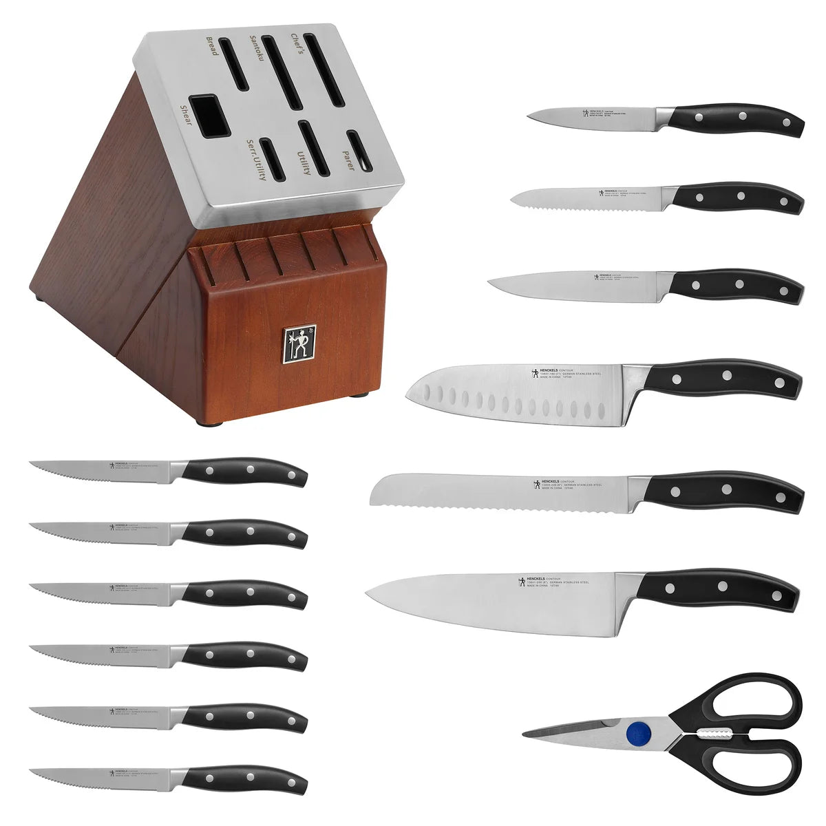 Henckels Forged Countour 14-piece Self Sharpening Cutlery Set - Retail $149