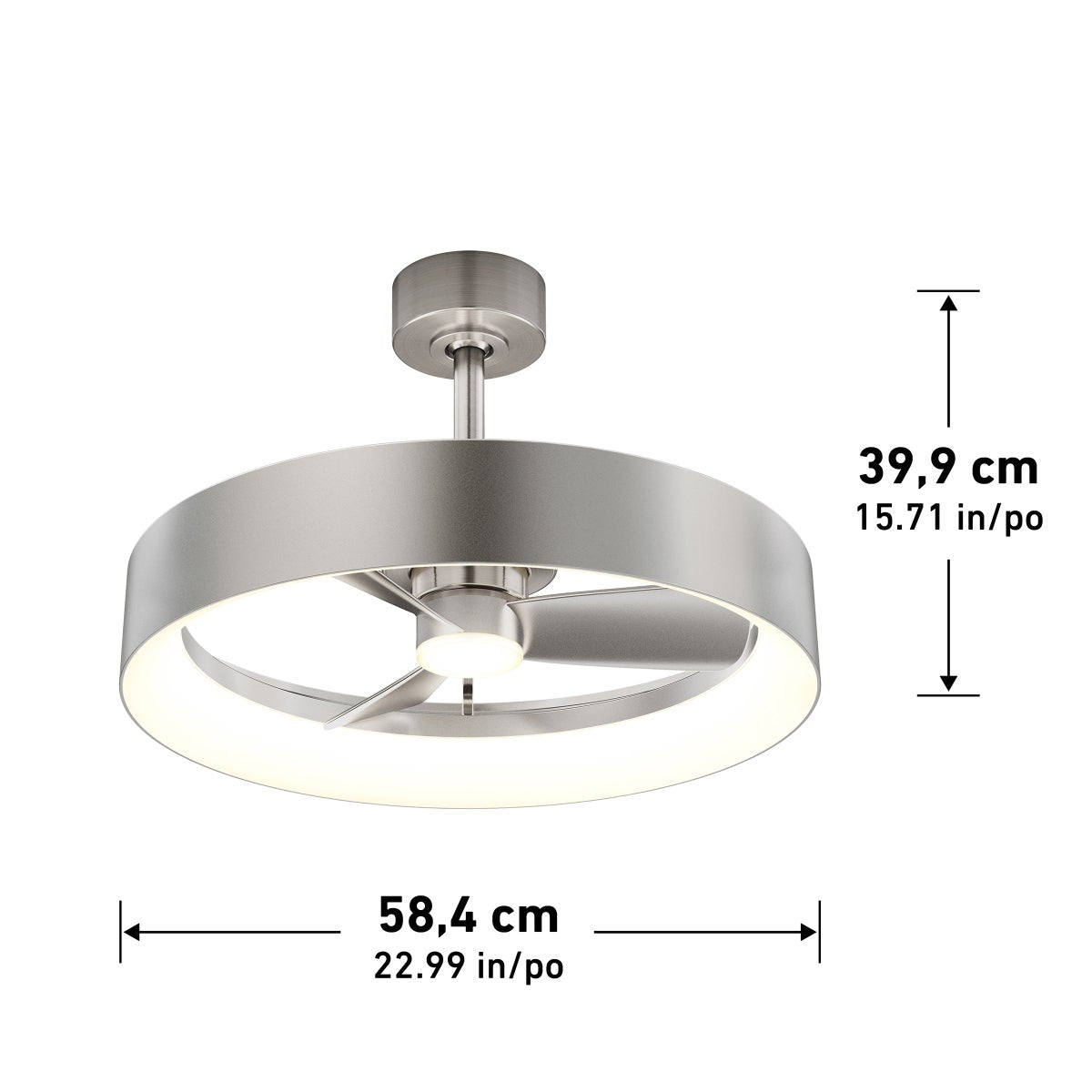 Artika Austin 23" LED Fandelier