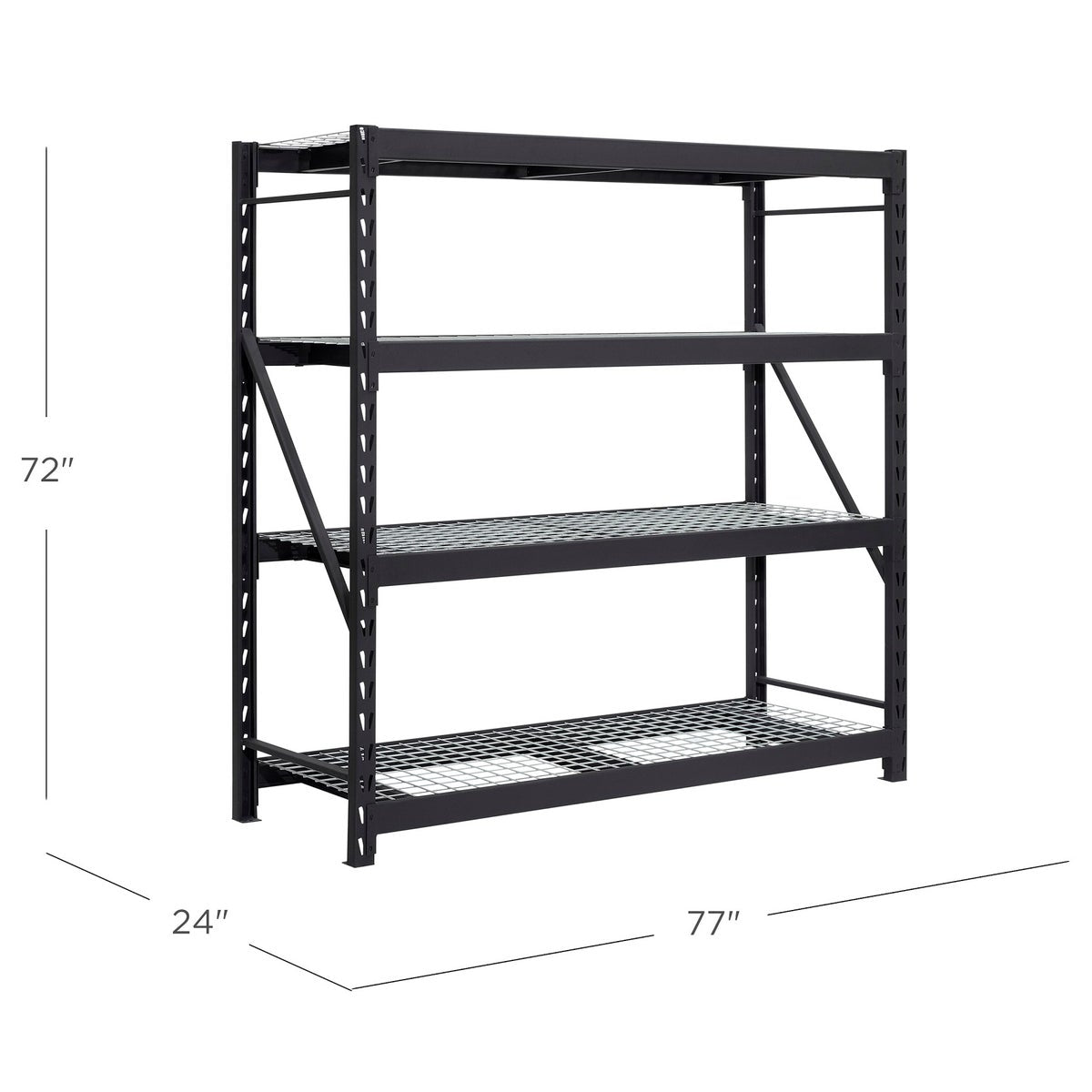 Gorilla Rack Industrial Shelving, 77” x 24” x 72" - Retail $280