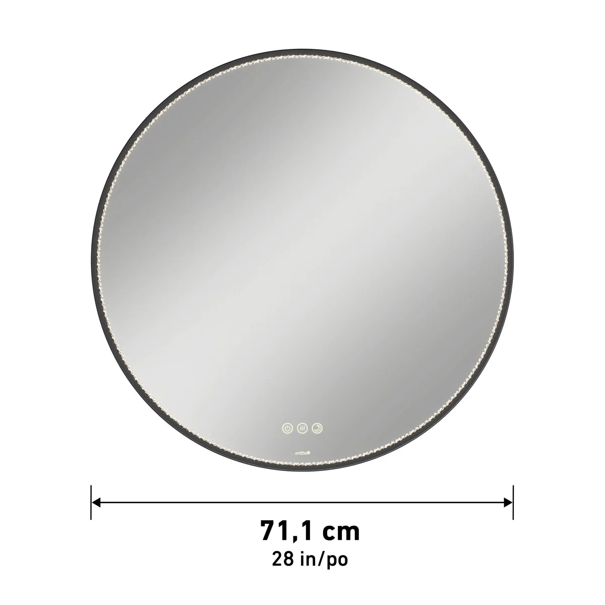 NEW - Artika Romy 28" LED Lighted Wall Mirror with Defogger - Retail $90