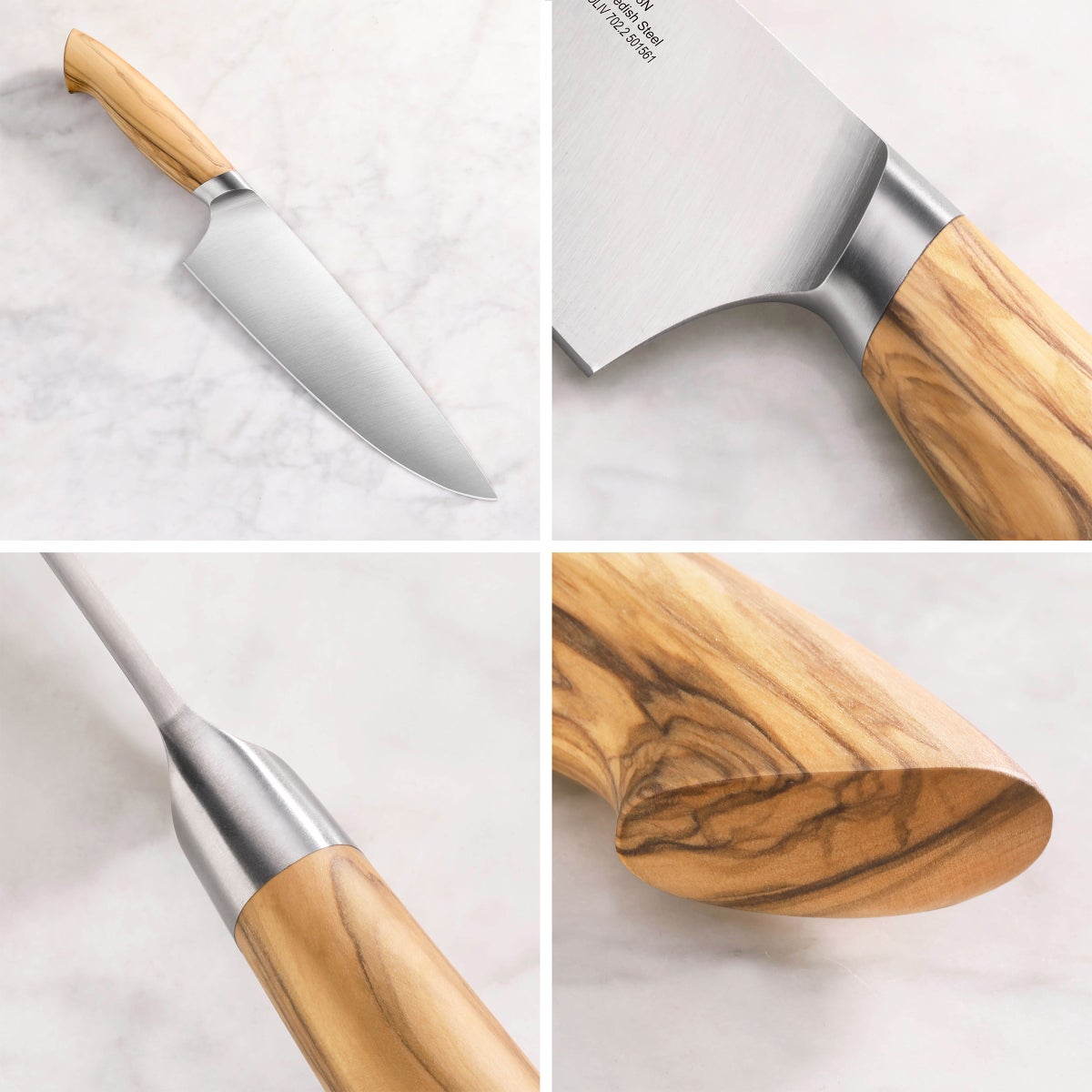 NEW - Cangshan OLIV Series Swedish Steel 15-Piece Knife Block Set, Maple Block
