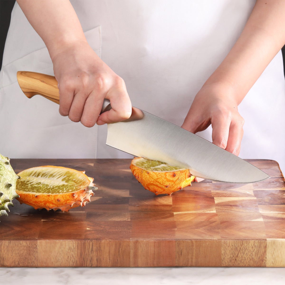 NEW - Cangshan OLIV Series Swedish Steel 15-Piece Knife Block Set, Maple Block