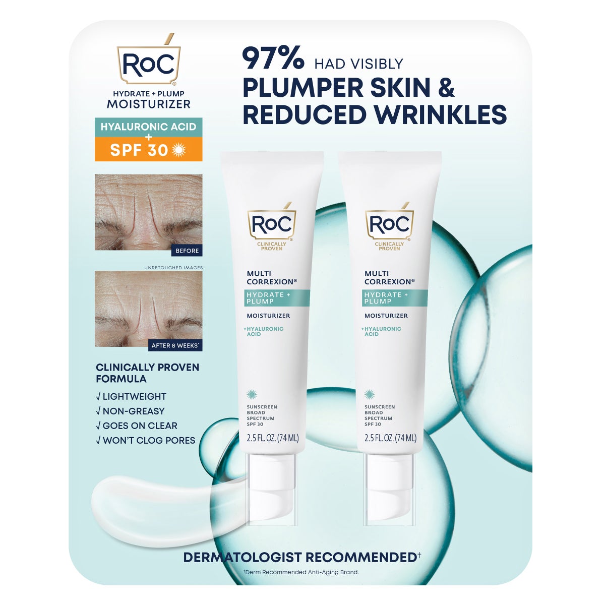 Roc Hydrate & Plump Moisturizer with SPF 30