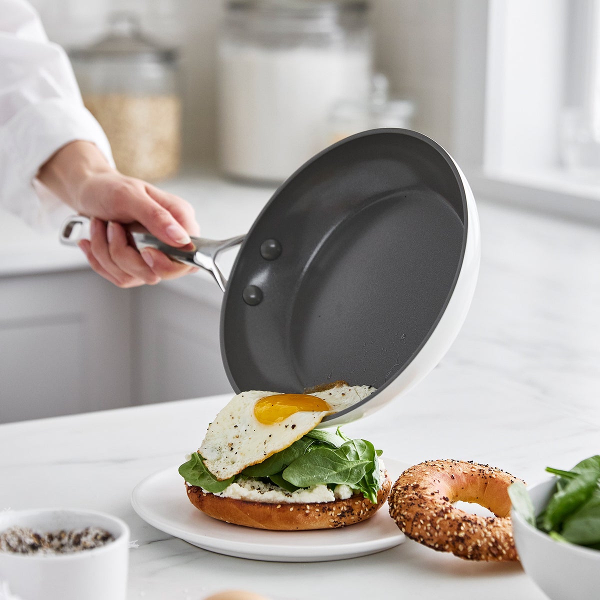 NEW - GreenPan Eras Ceramic Non-Stick 11-piece Cookware Set