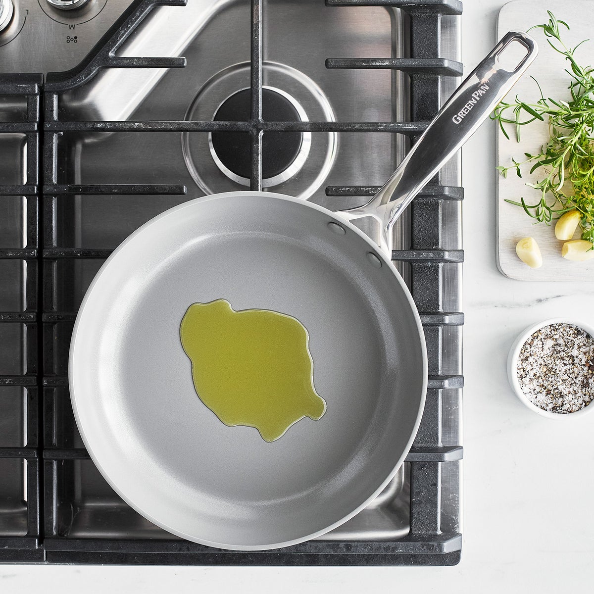 NEW - GreenPan Eras Ceramic Non-Stick 11-piece Cookware Set