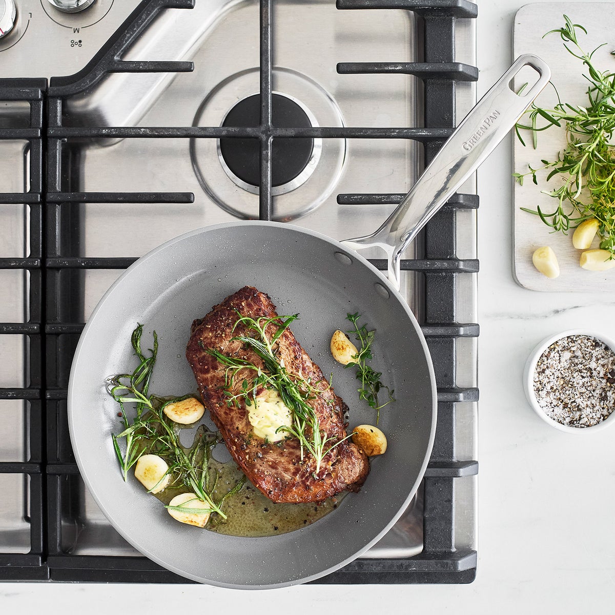 NEW - GreenPan Eras Ceramic Non-Stick 11-piece Cookware Set