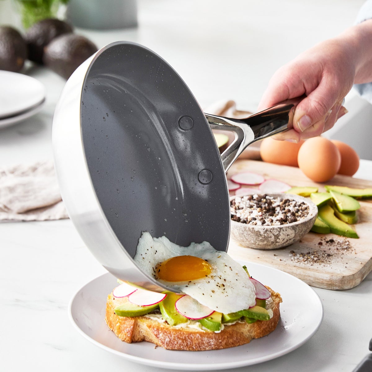 NEW - GreenPan GP3 Stainless Steel 11-piece Bundle