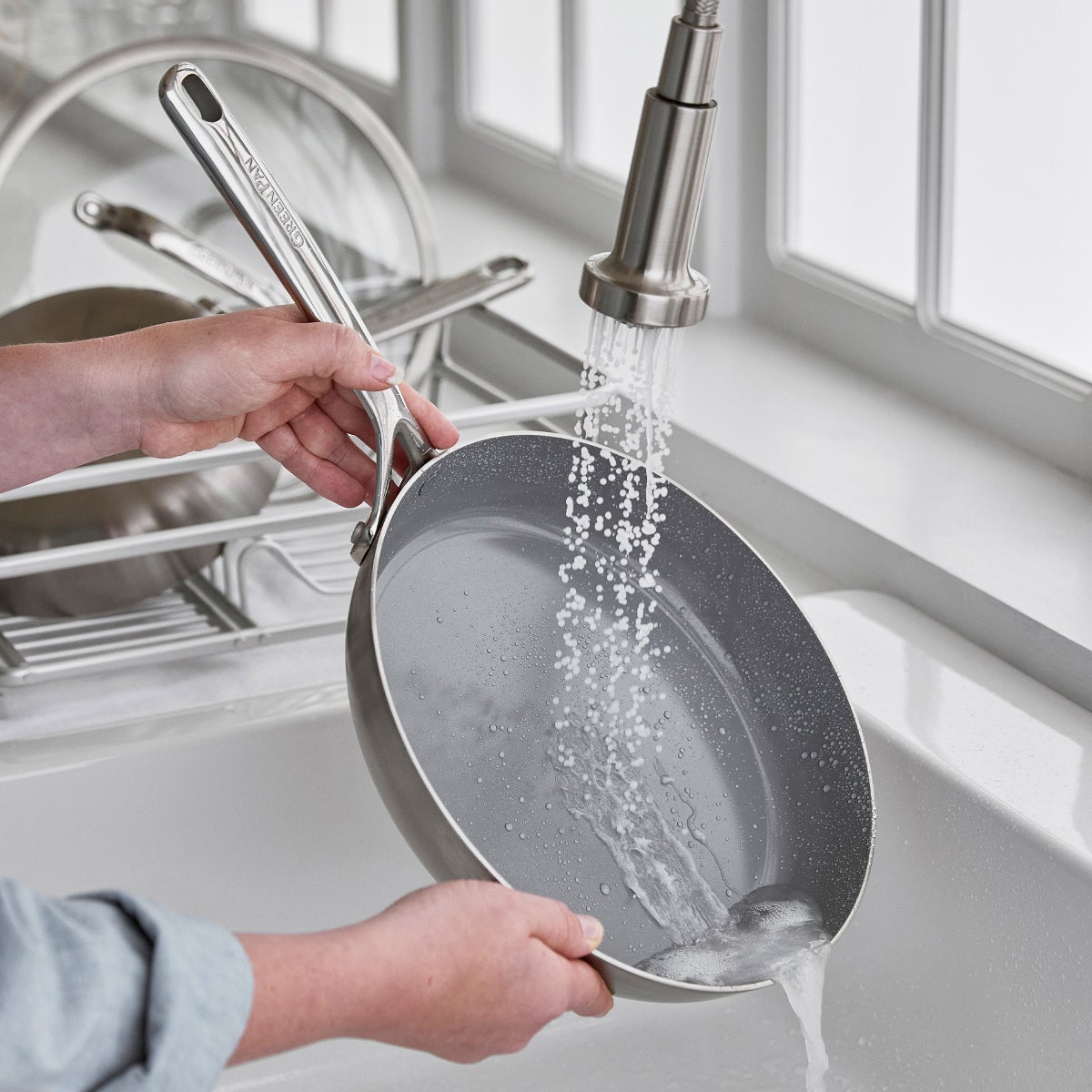 NEW - GreenPan GP3 Stainless Steel 11-piece Bundle