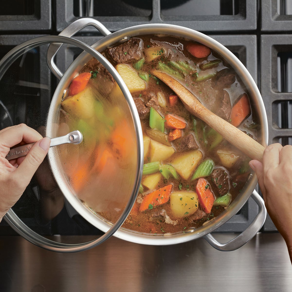 KitchenAid Tri-Ply Clad Stainless Steel 12-piece Cookware Set - Retail $240