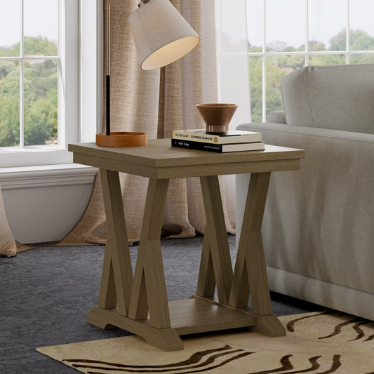 NEW - Flexsteel Maren Oak Occasional Table - Retail $230