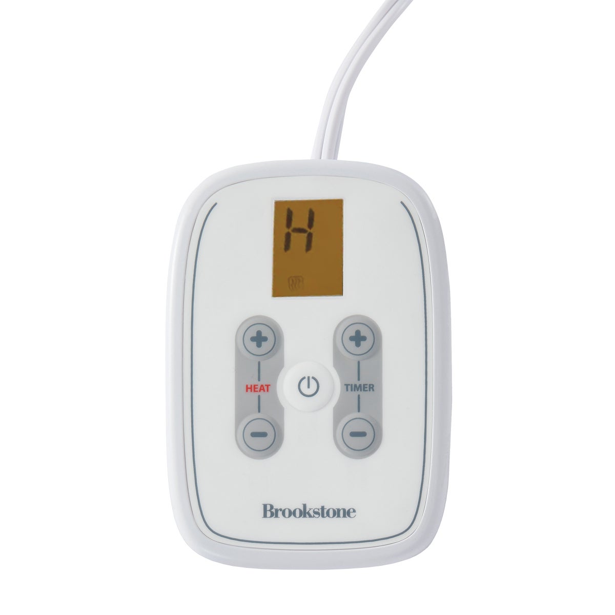 KING Brookstone Quilted-Comfort Cotton Heated Mattress Pad - Retail $100