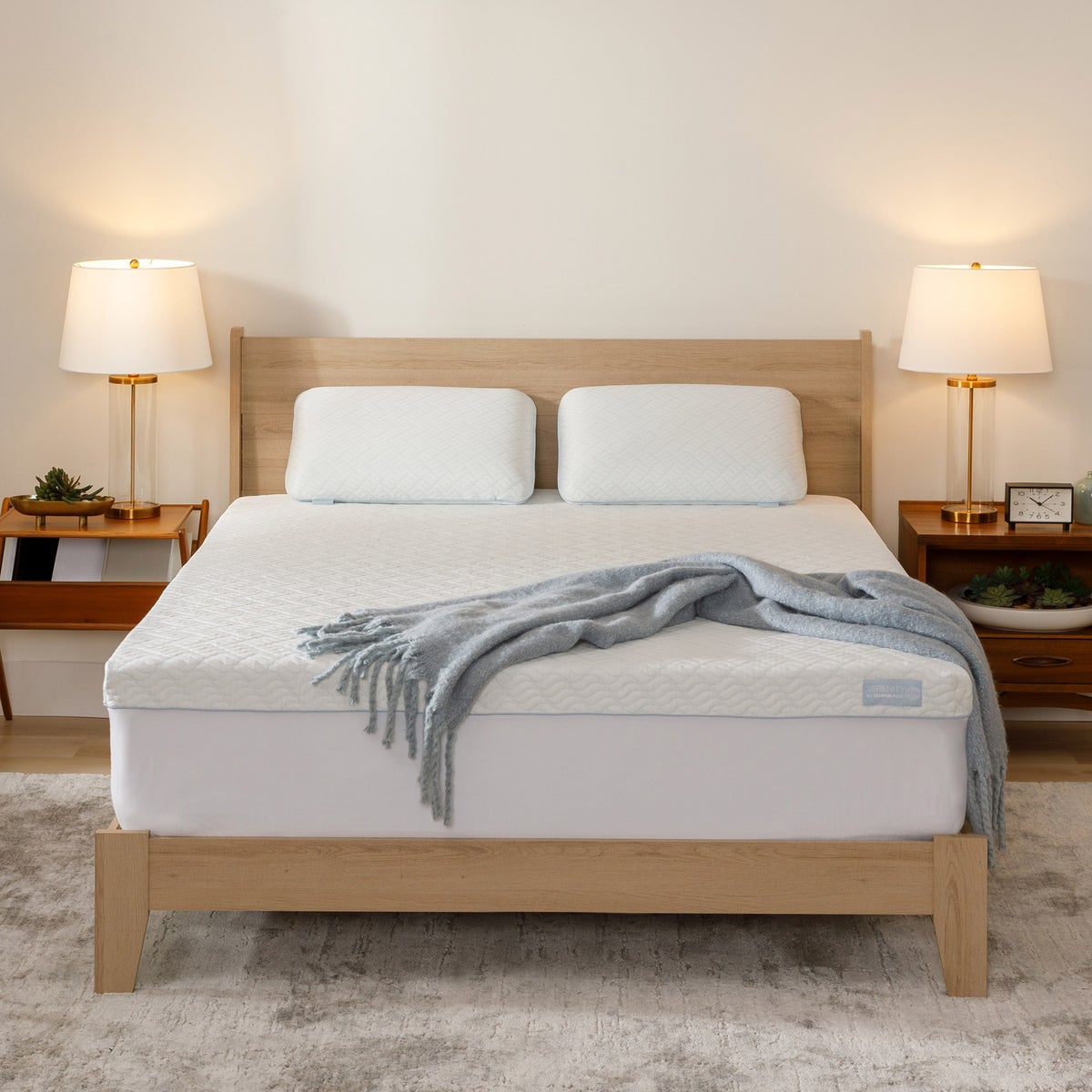 Full - Serenity by Tempur-Pedic 3” Cooling Memory Foam Mattress Topper - Retail $160