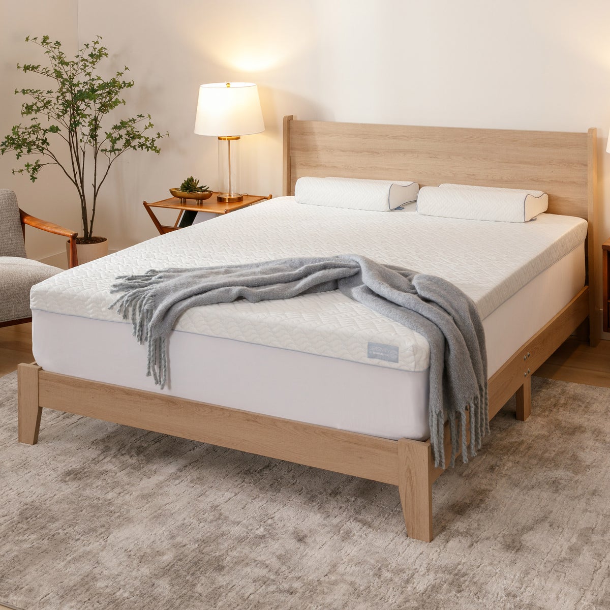 Serenity by Tempur-Pedic 3” Cooling Memory Foam Mattress Topper, King