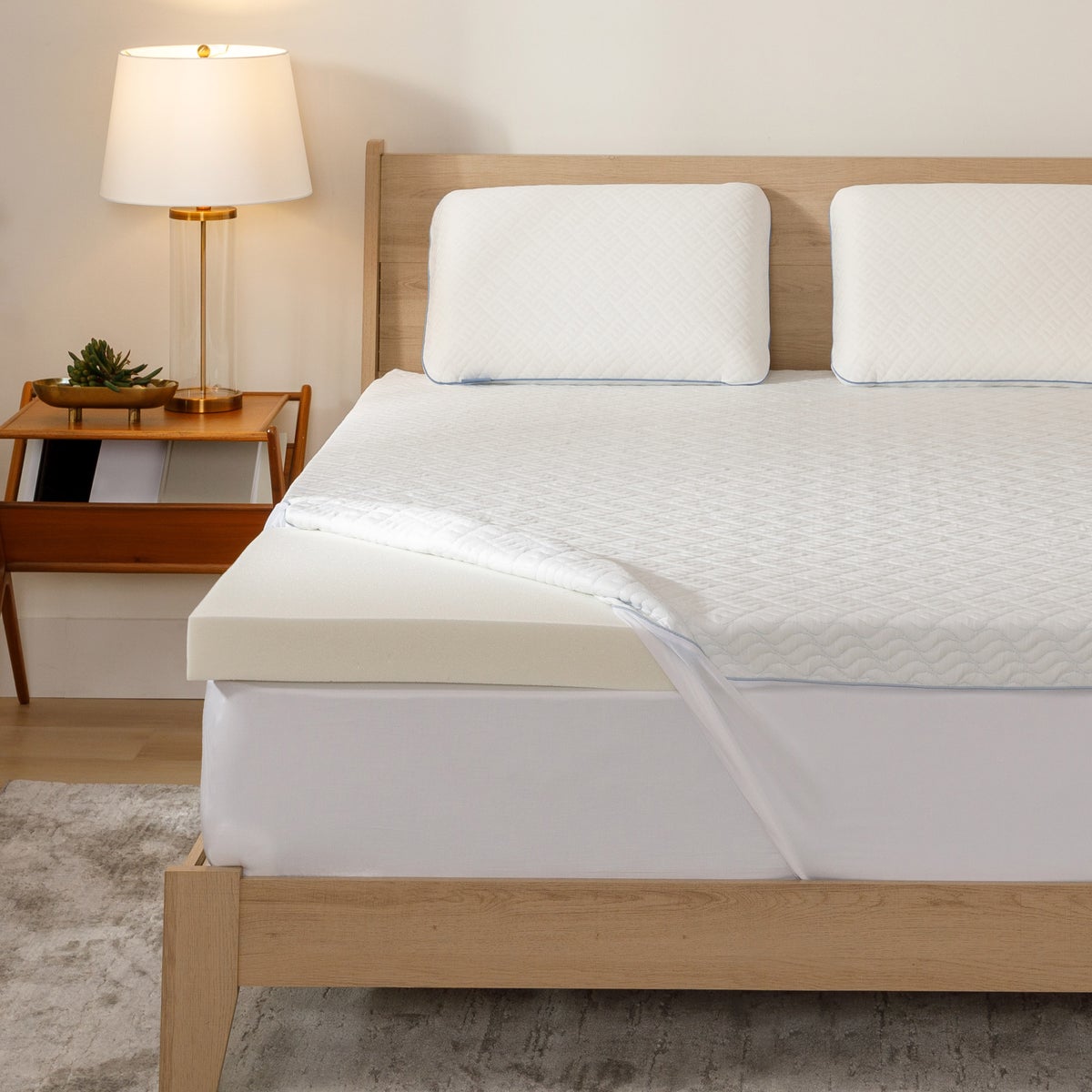 Serenity by Tempur-Pedic 3” Cooling Memory Foam Mattress Topper, California King