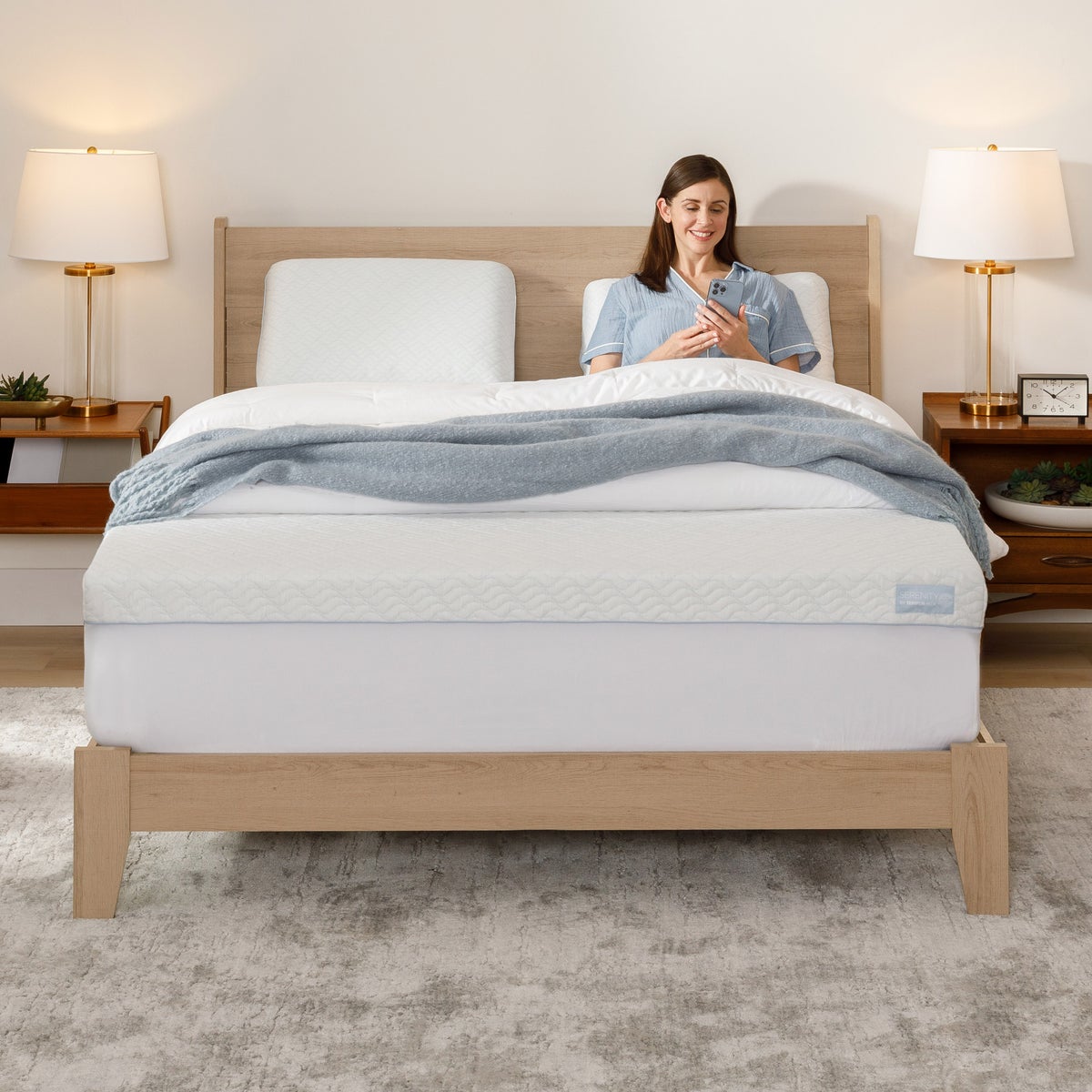 Serenity by Tempur-Pedic 3” Cooling Memory Foam Mattress Topper, King