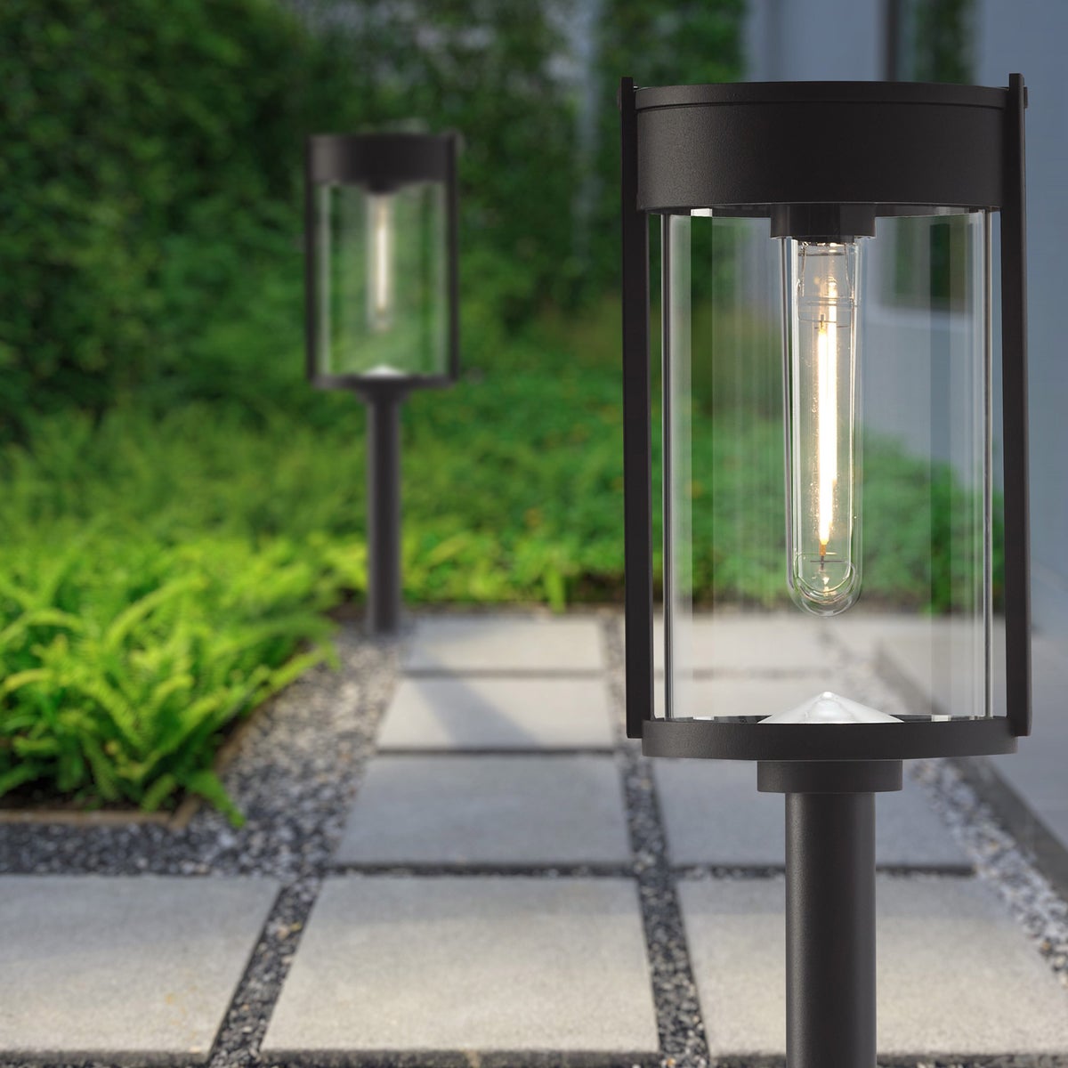 GTX Solar LED Pathway Lights, 4-pack