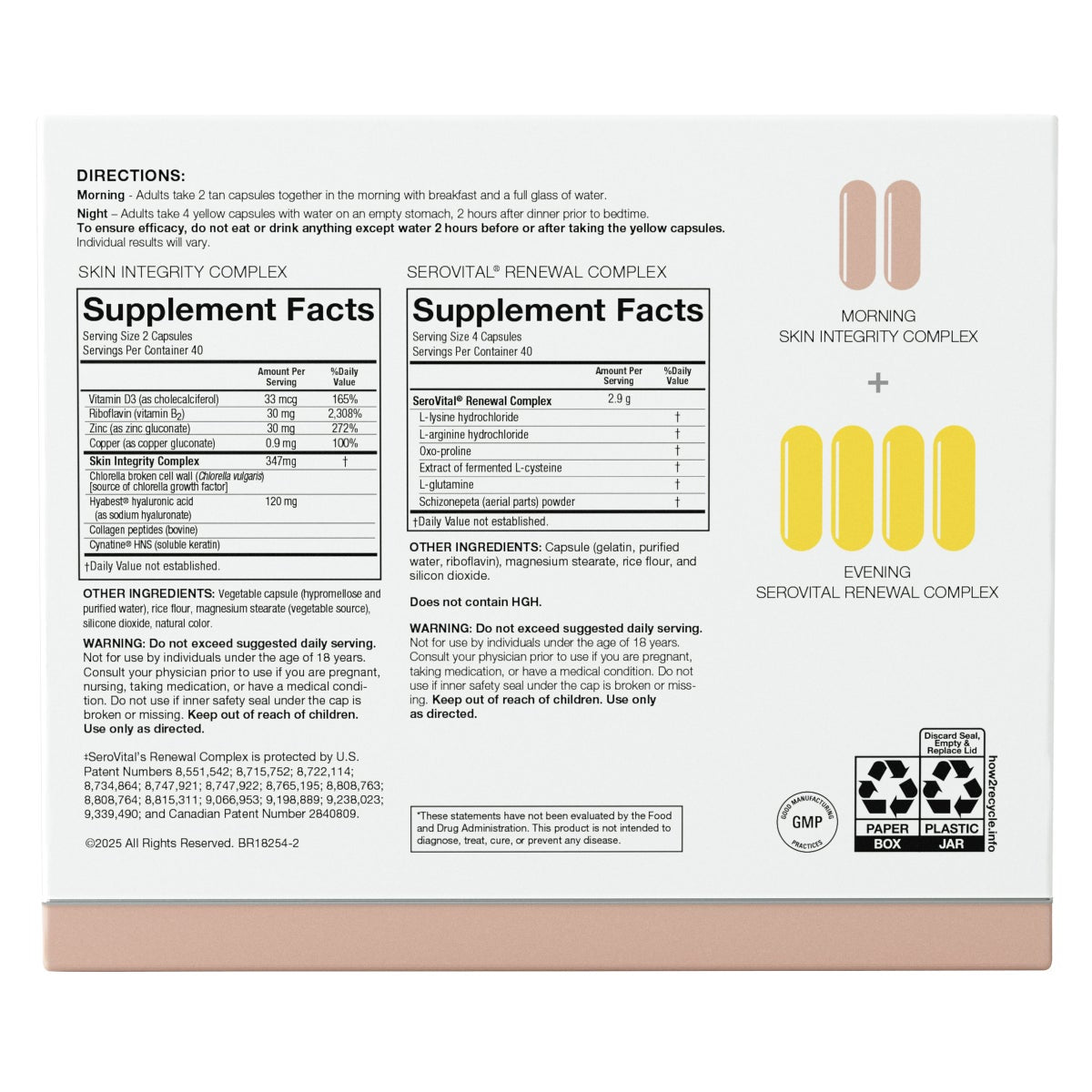 SeroVital Skin Revive, 240-count - Retail $70