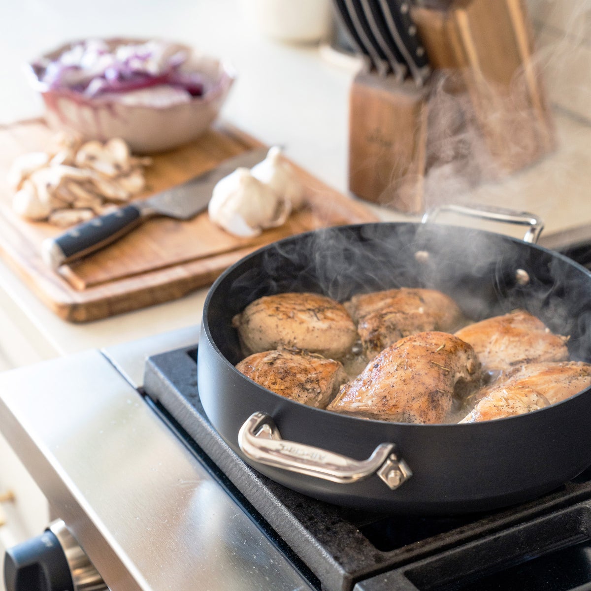 NEW - All-Clad HA1 12-piece Nonstick Cookware Set