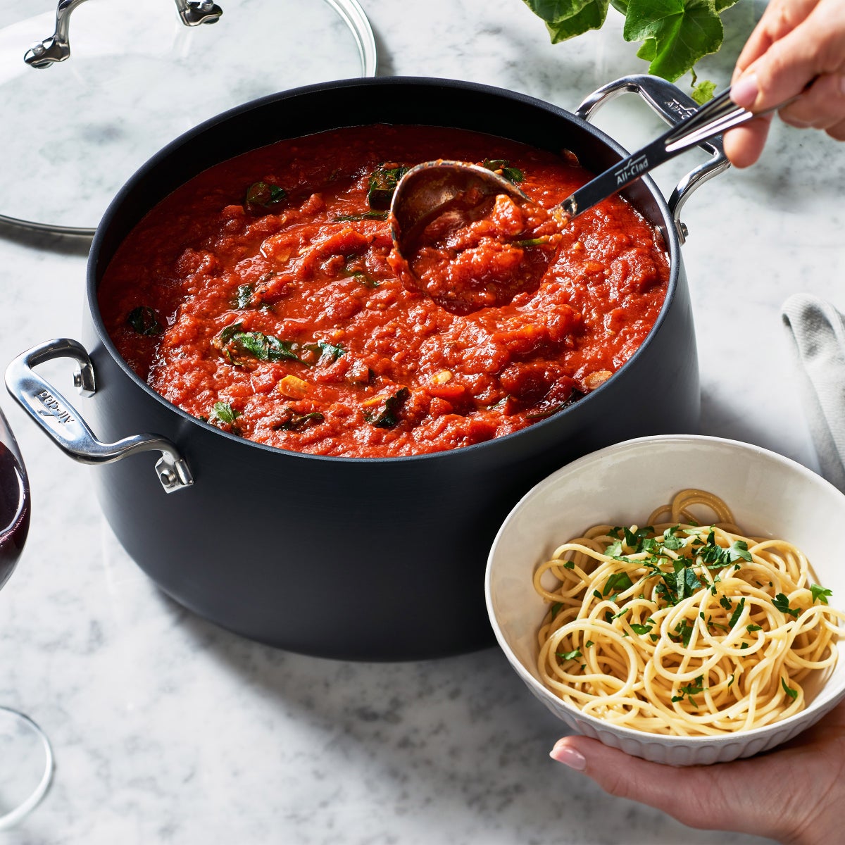 NEW - All-Clad HA1 12-piece Nonstick Cookware Set
