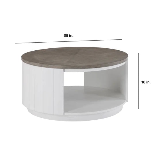 Flexsteel Melody 35” Round Coffee Table
