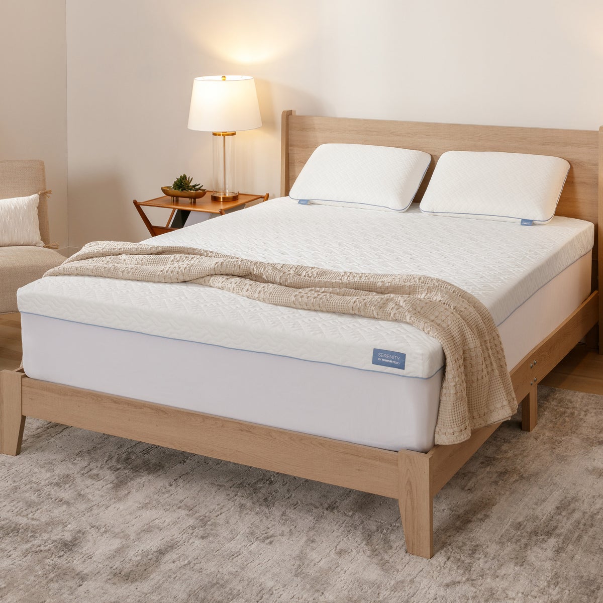 Serenity by Tempur-Pedic 3” Memory Foam Mattress Topper, Cali King