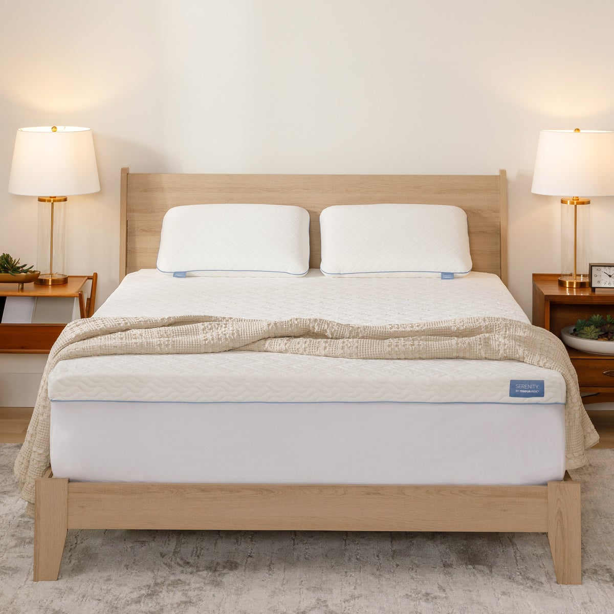 Serenity by Tempur-Pedic 3” Memory Foam Mattress Topper, Cali King