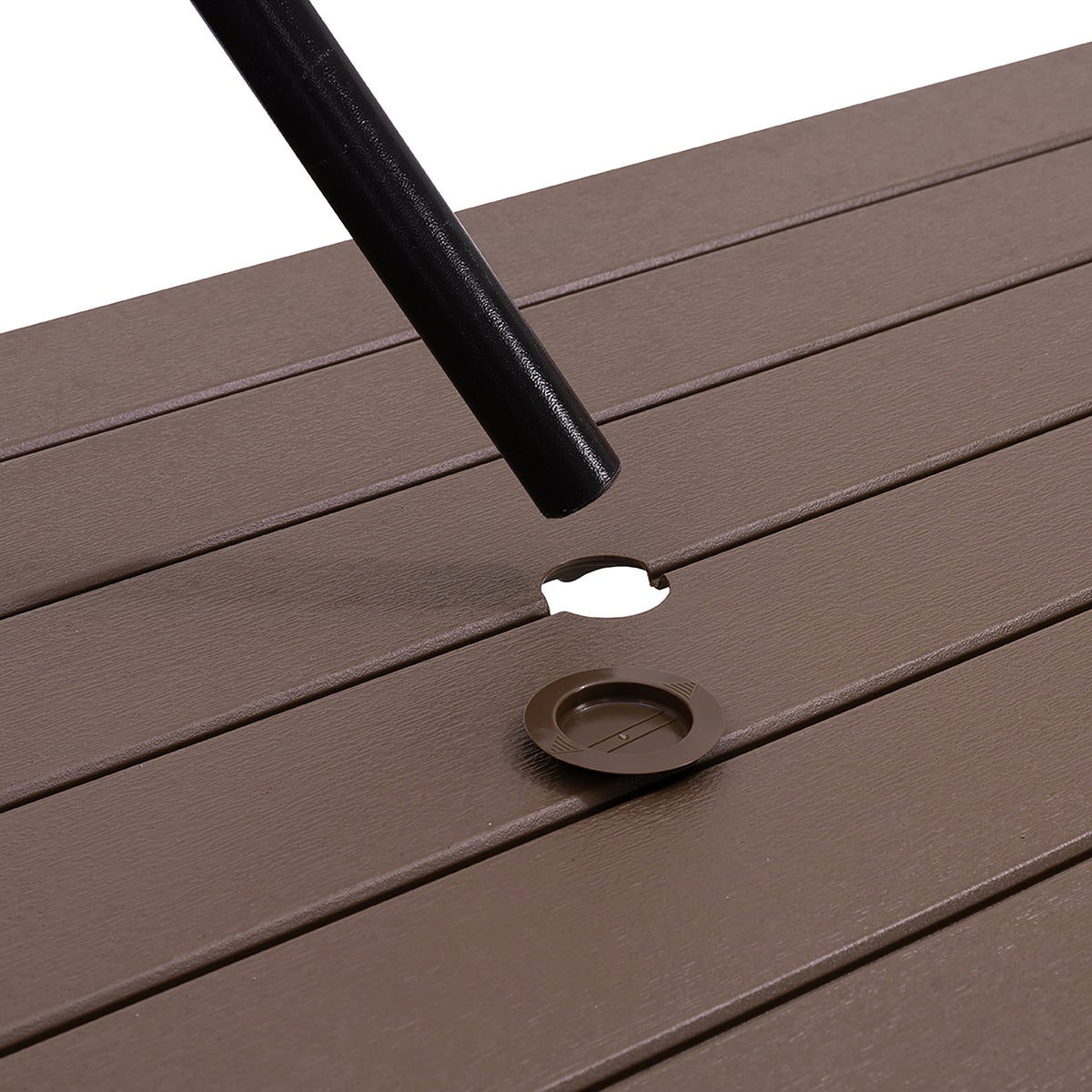 Lifetime Commercial 6 ft Folding Picnic Table with Bench Seating - Retail $270