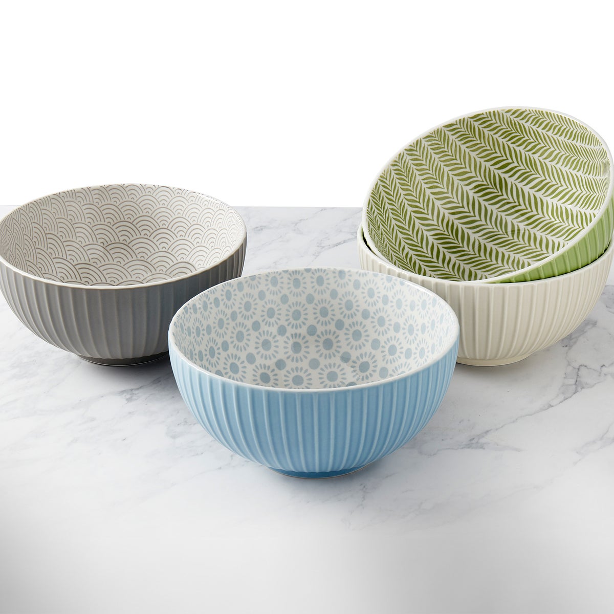 Denmark 4-piece All-Purpose Porcelain Bowl Set