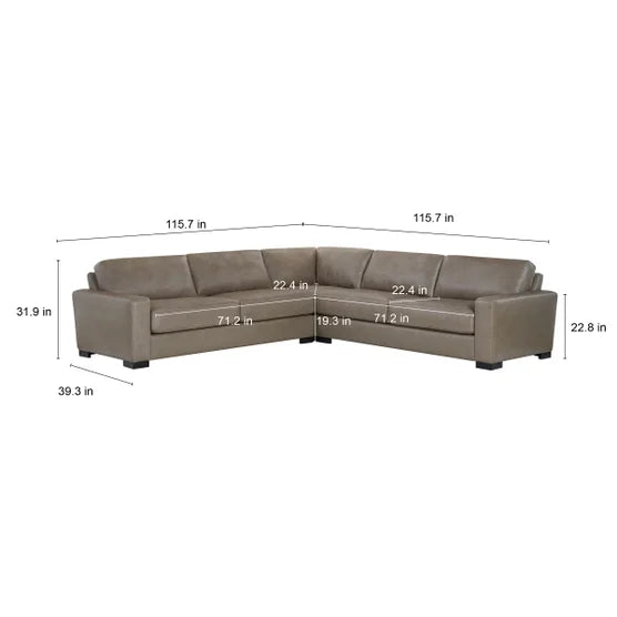 Tayler Leather Sectional