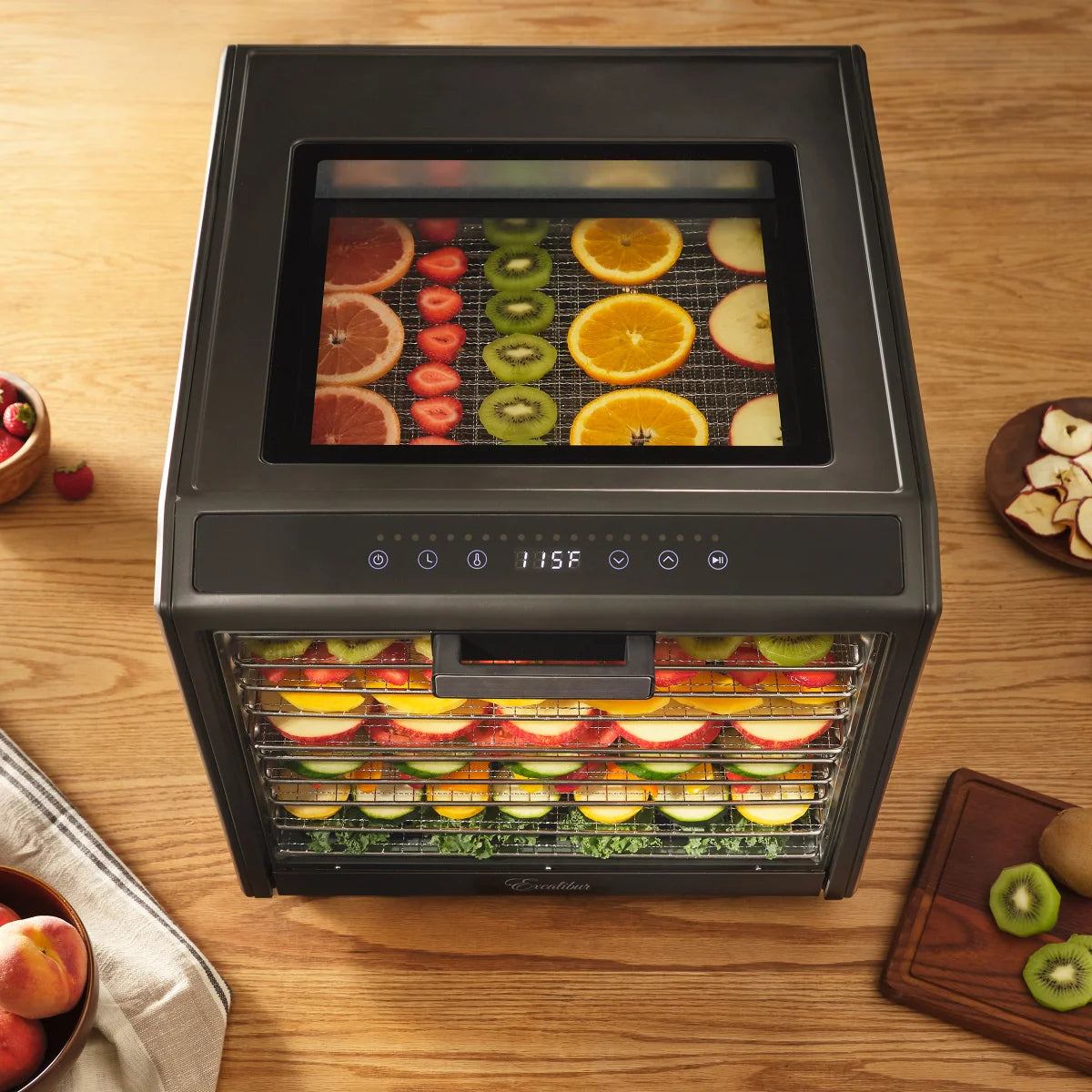 Excalibur 10 Tray Performance Digital Dehydrator, Stainless Steel - Retail $299