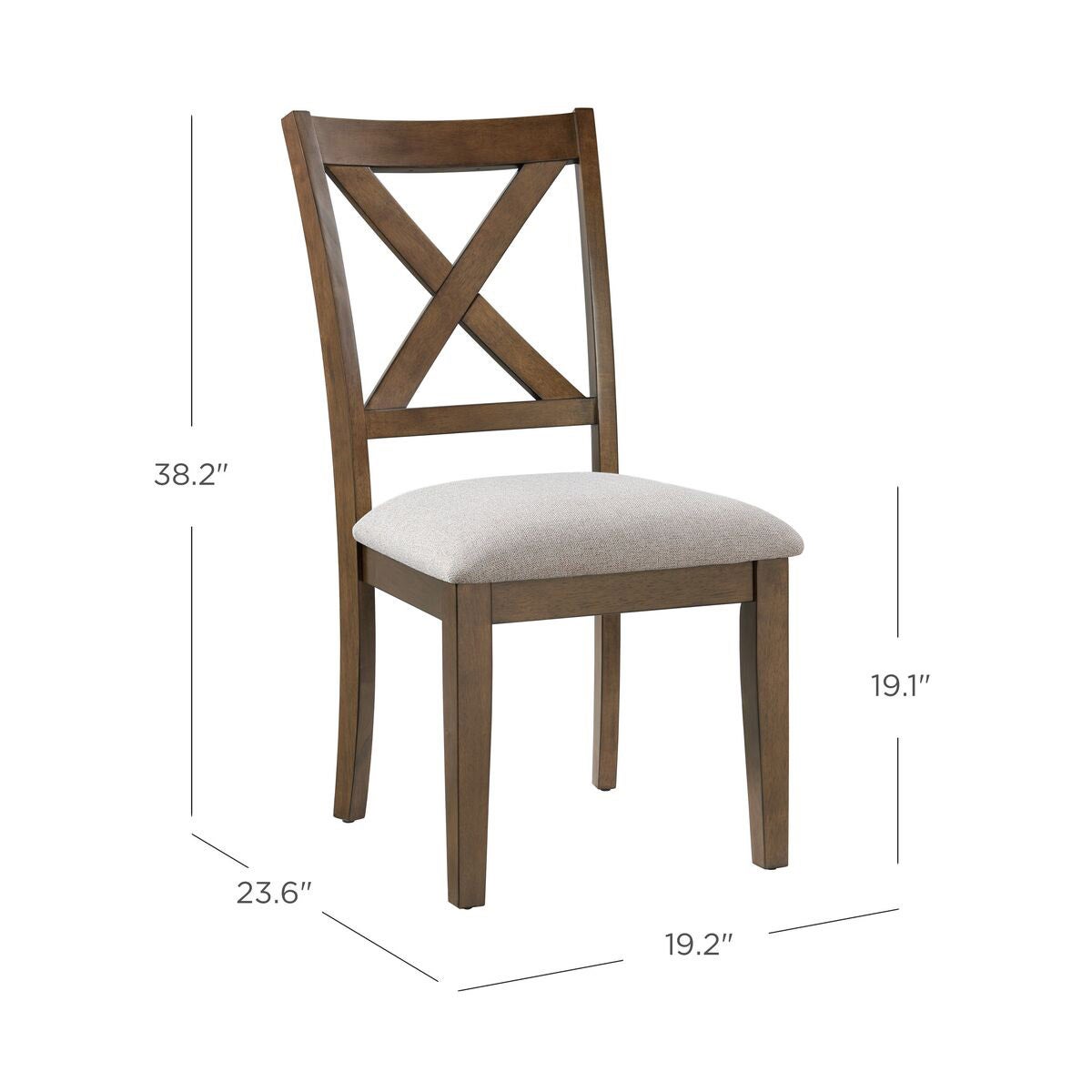 NEW - Lathan Upholstered Dining Chair, Set of 2