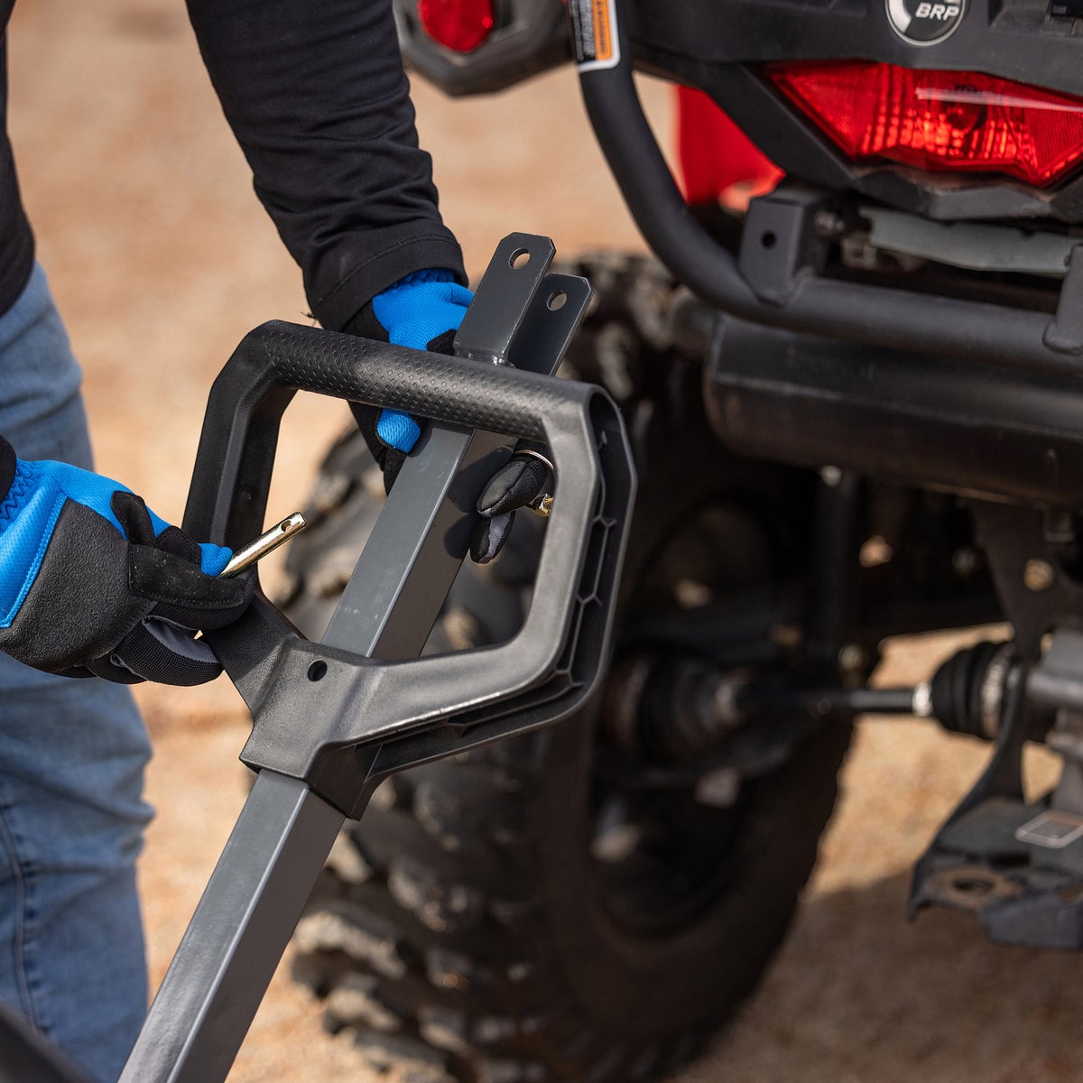 Gorilla 9 cu ft. Heavy Duty Poly Yard Dump Cart with No Flat Tires