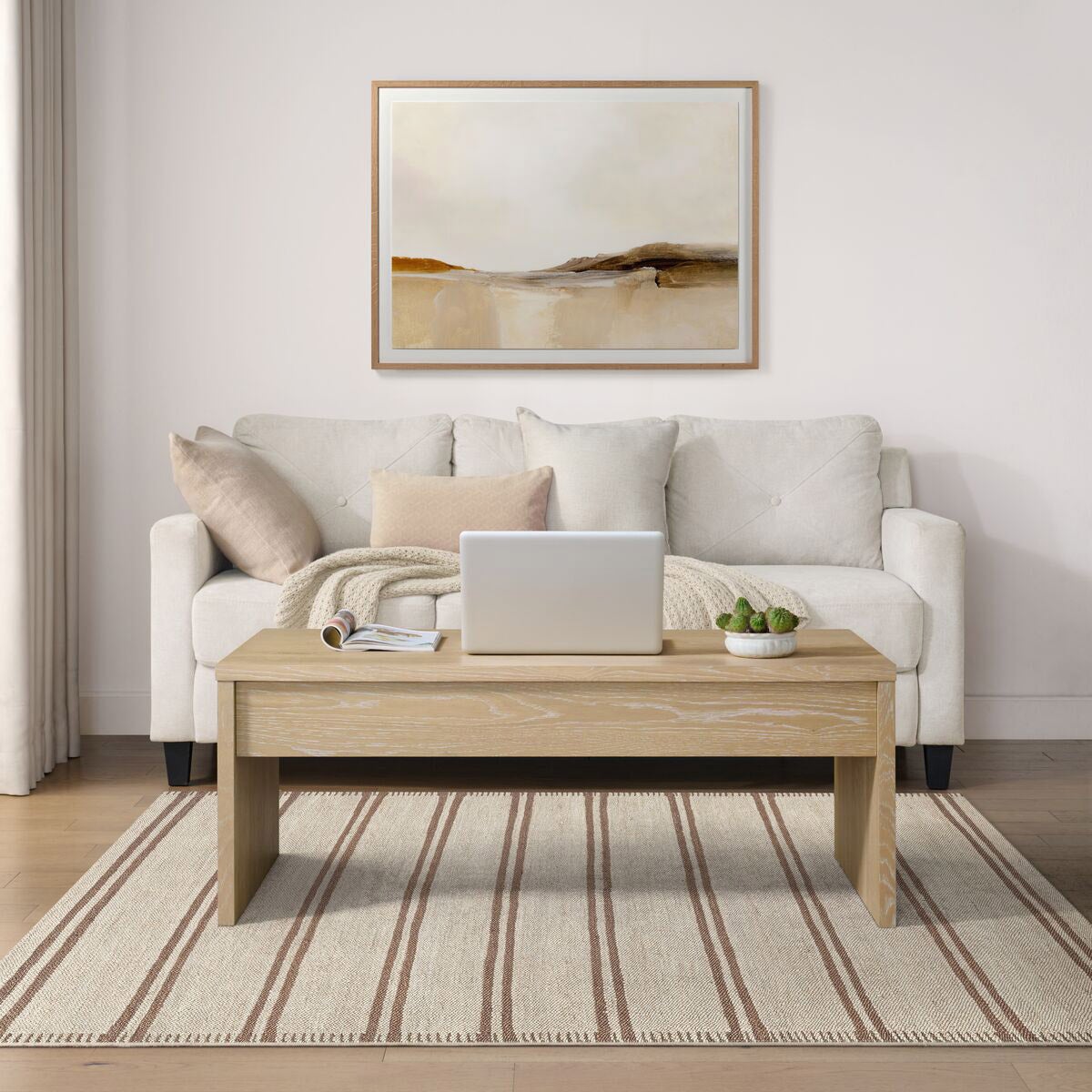 Whitlee Lift-Top Coffee Table, Natural