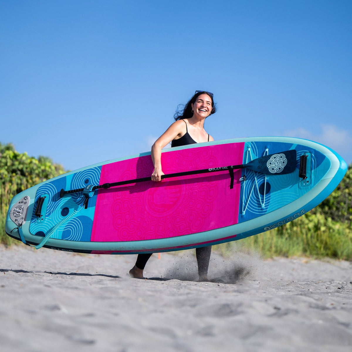 NEW - Body Glove Oasis 2 10’ Inflatable Stand Up YOGA Paddle Board Package