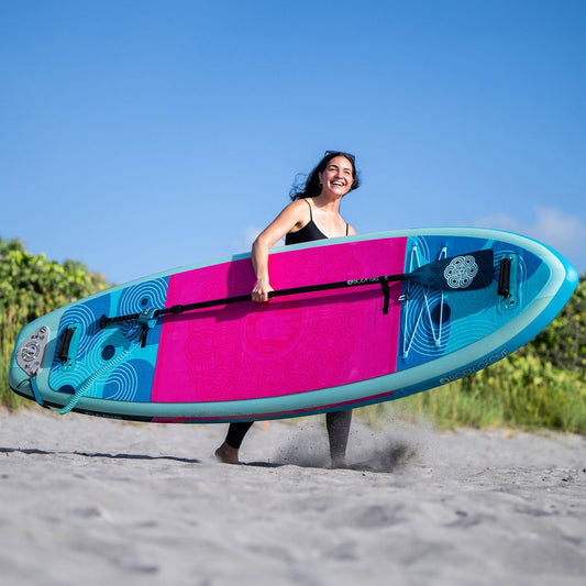 NEW - Body Glove Oasis 2 10’ Inflatable Stand Up YOGA Paddle Board Package