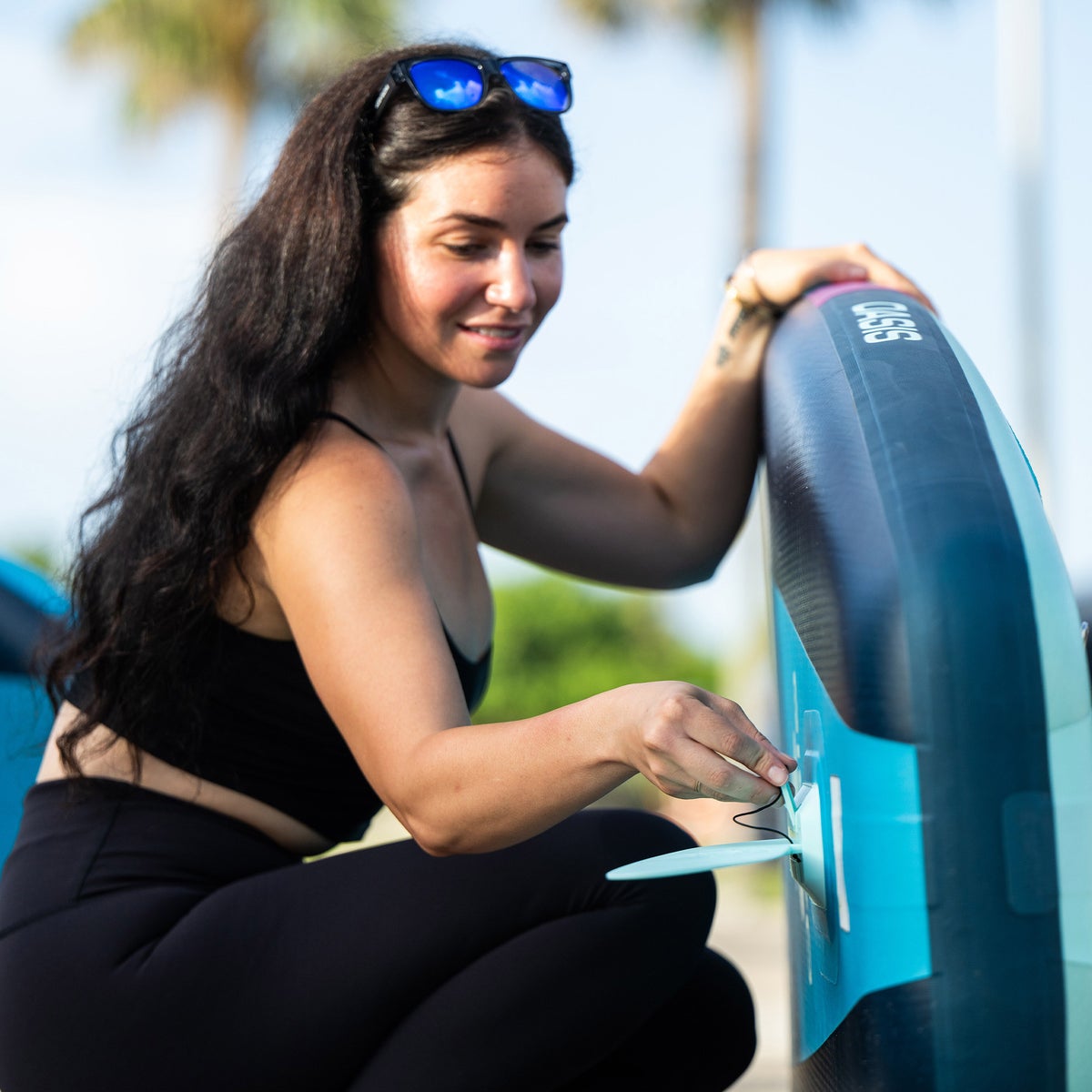 NEW - Body Glove Oasis 2 10’ Inflatable Stand Up YOGA Paddle Board Package