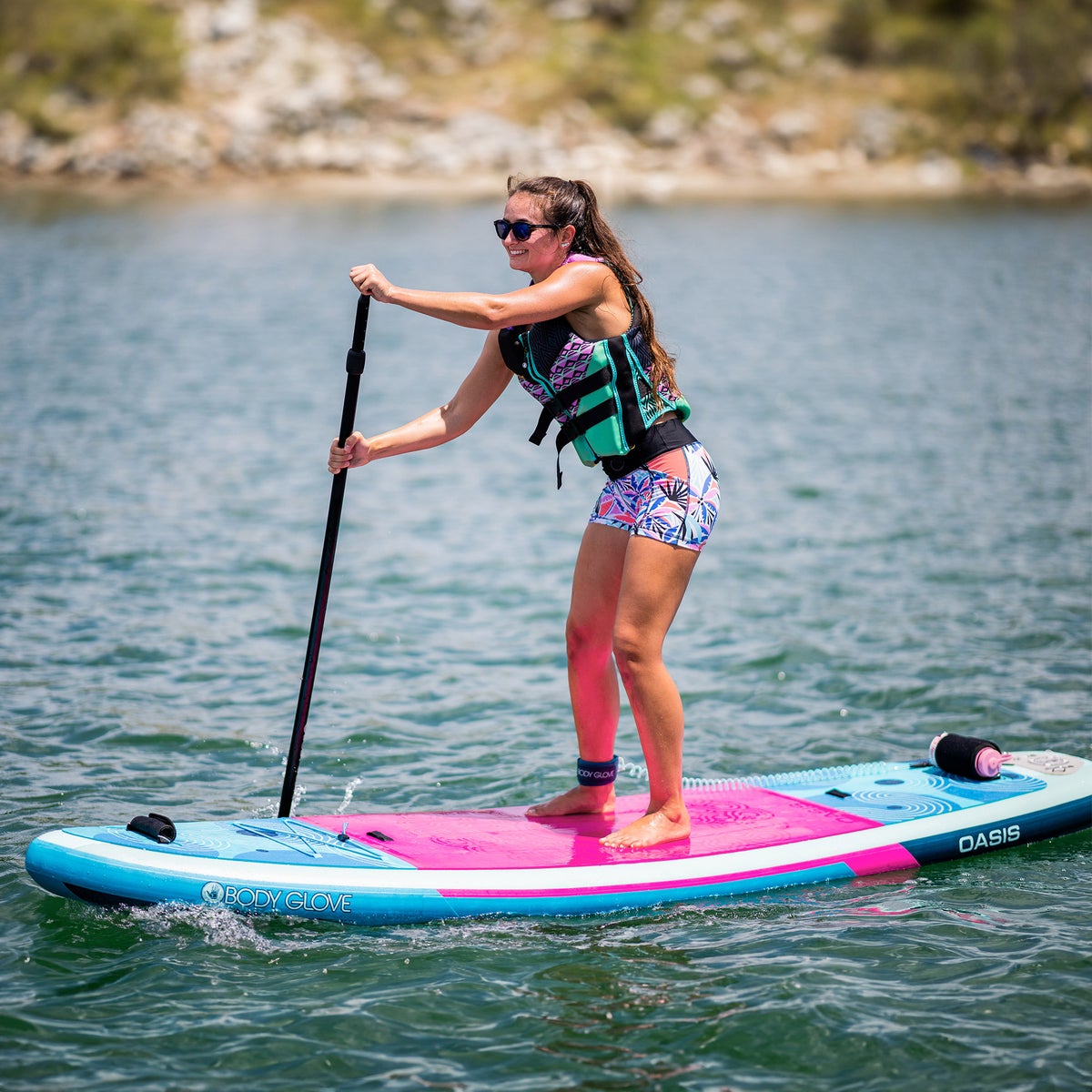 NEW - Body Glove Oasis 2 10’ Inflatable Stand Up YOGA Paddle Board Package