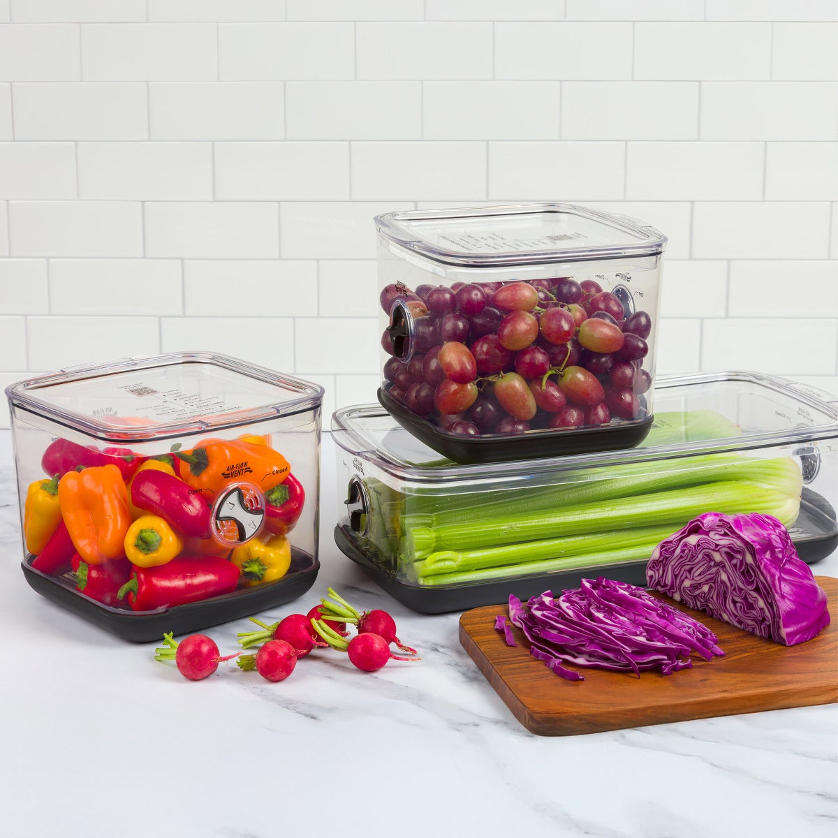 ProKeeper+ Fresh Produce Keeper, Set of 3