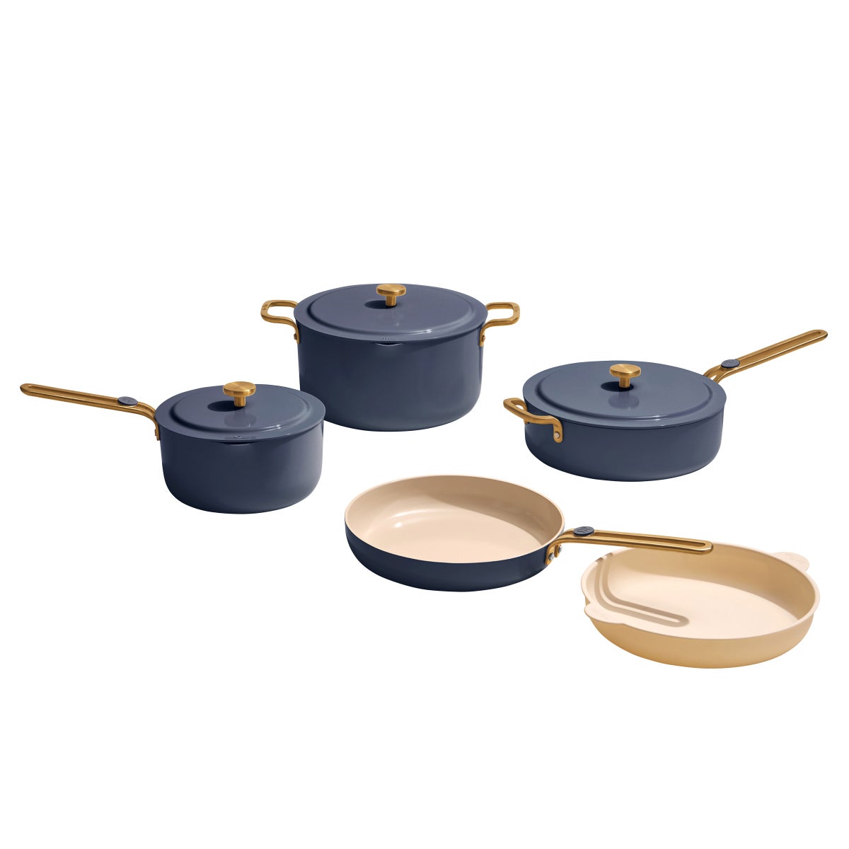 NEW - Our Place 8-piece Essentials Ceramic Nonstick Cookware Set