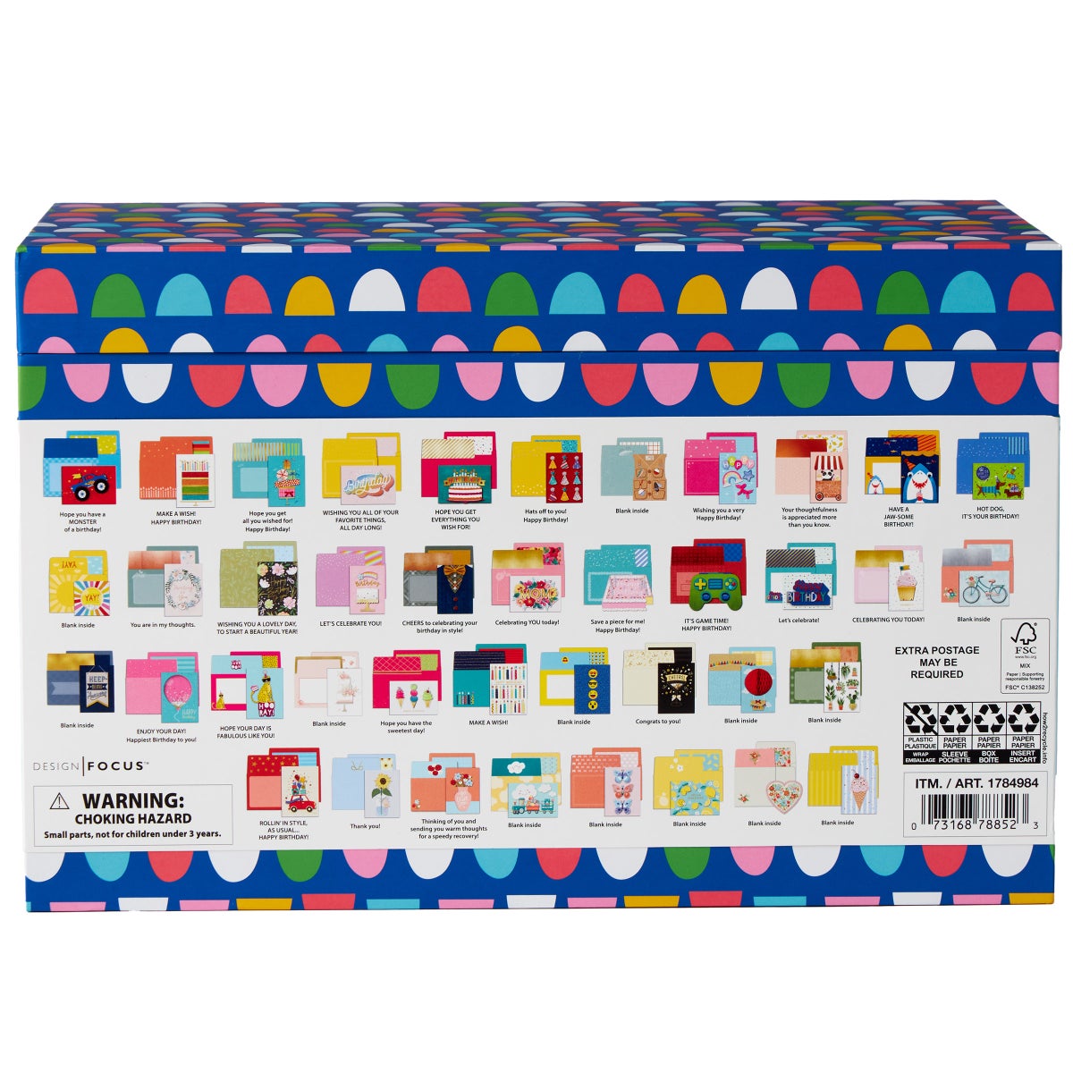 NEW - Hand Crafted All Occasion Greeting Cards, 40-count  - Retail $26