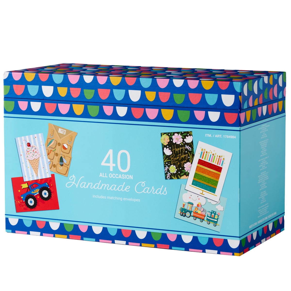 NEW - Hand Crafted All Occasion Greeting Cards, 40-count  - Retail $26